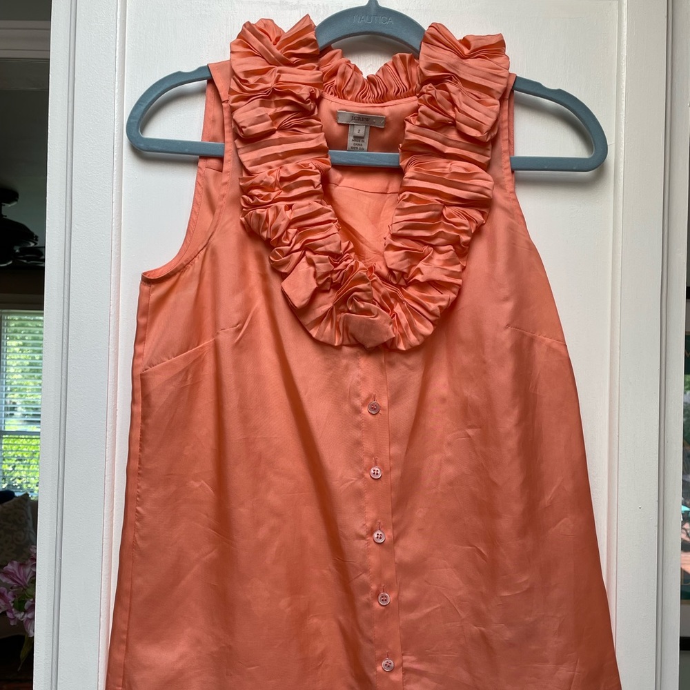 J. Crew Silk Sleeveless Blouse